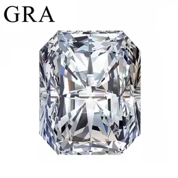 Diamantes soltos Corte radiante Pedras soltas soltas 0,2 ct a 13 ct Cor D VVS1 Lab Gemas soltas Pass Testador de diamante com certificado GRA 230808