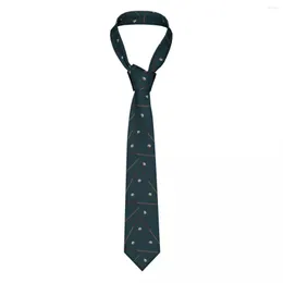 Bow Ties Biljard mönster män kvinnor slips skinny polyester 8 cm bred nacke för män dagliga slitage cravat bröllopstillbehör cosplay