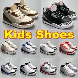 Kleinkinder-Sneaker, Kinder-Jumpman 3s 3-Schuhe, Mädchen-Jungen-Basketballspiel-Designer-Kinderschuh, Kleinkind-Sneaker, sportliche Kleinkinder-Sporttrainer