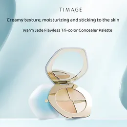 Concealer TIMAGE TriColor Palette Covers Spots Acne Dark Circles Creamy texture Moisturizing SkinFriendly 230808