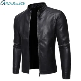 جاكيتات الرجال رجال فو فو سترة نارية دراجة نارية 5XL للرجال السترات الأسود jaqueta de couro masculina Outwear Male Pu Leather Coats Mens ZA319 230808