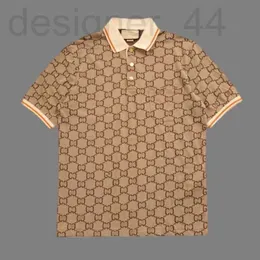 Men's Polos designer Ceiling level G family T-shirt polo shirt Casual Paris short sleeved double Gu Men O6DU