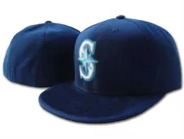 Hot Mariners brev Baseballmössor broderier för kvinnor män gorras ben höft pop mode monterade hattar h5-8.9