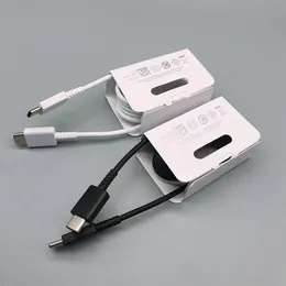 Dla Samsung Note10 USB typu C do USB C Kabel 100% Oryginalny sznur ładowarki OEM dla galaktyki Note 10 S20 S21 S30 PD Szybki kabel EP-DG977