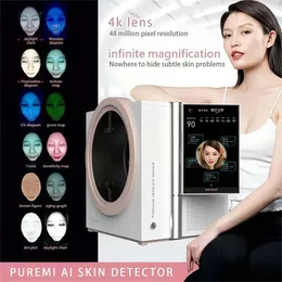 Newest 3D skin analyzer machine AI Magic Mirror Skin Analyzer Detector Eight Spectrum 3d facial skin-analyzer