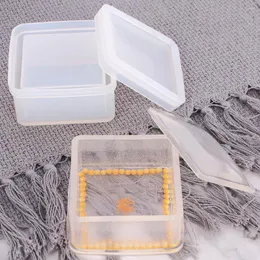 Formy do pieczenia DIY Crystal gutta Percha Pudełko sześciokątne okrągłe kwadratowe miłość śliwka manualna silikonowa forma
