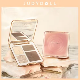 Блеск для тела Judydoll Highlighter Makeup Palette Lace Laving Slow Contour Contour Shimmer Matte Powder 3D Shadow Cosmetics 230809