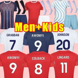 Men Kids 23 24 Nottingham Grabban Soccer Jersey Johnson Surridge 2023 Forest Awoniyi Ameobi Mayen Krovinovic Zinckernagel Lingard Football Shirt