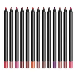 Szminka 10 sztuk niestandardowa kremowa linijka prywatna etykieta private kremowa kremowa lipliner ołówek hurtowy makijaż na ciemną skórę 230808