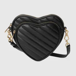 Модная дизайнерская сумка через плечо, женская роскошная сумка, классическая кожаная сумка через плечо с сердечками, большая вместимость, бесплатная сумка для покупок