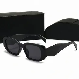 Retângulo Symbole Sunglasses PR 17WSF 10ZS Designer para mulheres óculos de sol homens Luxo feminino rosa mármore preto amarelo óculos clássicos xx
