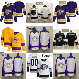 Angeles''kings''Hockey Jersey 22 Kevin Fiala Jersey 11 Anze Kopitar 12 Trevor Moore 55 Quinton Byfield 84 Vladislav Gavrikov 17 Zack Macewen 29 Sheonix