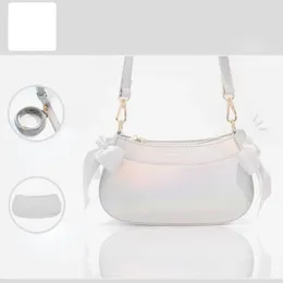 Evening Bags MBTI Japanese Style Womens Shoulder Bag Lolita Jk Transparent Pu Leather Ita Small Designer Fashion Cute Female Handbag