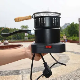 220V/50 Hz 600W Black Shisha Hookah Charcoal Burner Heater Spise Hot Plate Tool för Shisha -vattenpipa för Chicha Narguile HKD230809
