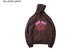 2023 Red Sp5der 555555 Hoodies Designer Damen Herren Sweatshirts Oberbekleidung Modemarke Number Puff Pastry Printing Graphic Spider Damen Herren Hoodie