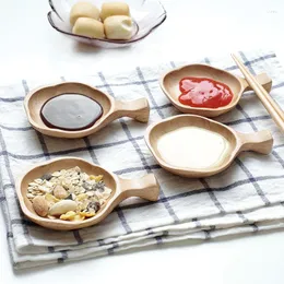 Yemek çubukları 100pcs/lot yüksek kaliteli Japon Kiraz Sos Yemek Tutucu ile Yaratıcı Kayın Ahşap El Malzemeleri