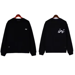 2023 neues Sweatshirt schwarz bestickter Buchstabenpullover Amirri Unisex-Sportmantel mit Rundhalsausschnitt