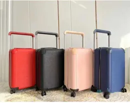 Rolling Pink Top Suitcase Flowers Letters Purse Rod Box Spinner Universal Wheel Duffel Bags 50Cm Size Come With Box 89