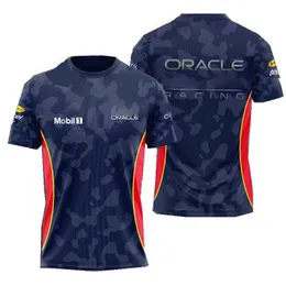 Qfx0 2023 Formula One Men's Fashion T-shirts F1 Racing Team New Oracle Women's Red Summer 3d Quick Dry Breathable Large Sports Bull Short Sleeve