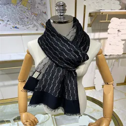 2023 Nya topp halsdukar kvinnor man designer halsduk mode halsdukar för vinter kvinnor och män dubbel ansikte kashmir lång wraps julklapp