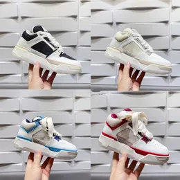 Designer ma-1 sneaker skor män vit bule löpare kvinnor män sport retro sneakers skel topp låg avslappnad äkta läder snörning upp tränare basketskor