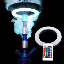 HORNET Colorful LED Narghilè Lights Show Shisha Anello Lampada Adsorbimento Magnete Con Telecomando Accessori Cachimba HKD230809