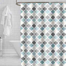 Diş Fırçası Tutucular Büyük Geniş Banyo Duş Perdesi Su Geçirmez Perdeler Polyester Banyo Küvet Banyo Kapak 12 kanca 230809