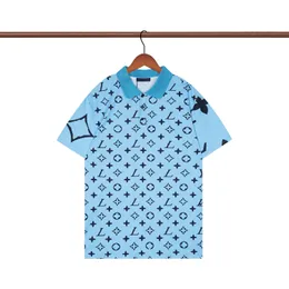 2023 Sommer Casual Shirts Männer Schwarz Tees Designer Männer Polo Gu Neue Rundhals Mode Polo Shirt Cci Urlaub Ärmel Phantom Gate Brief Drucken Tops S-2XL