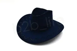 Simple 14 colors Western Cowboy Hats Men Women Kids Brim Caps Retro Sun Visor Knight Hat Cowgirl Brim party Hats