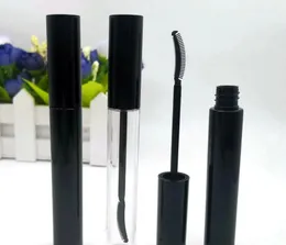 Partihandel förpackningsflaskor 100 st Clear Black 10 ml tomma mascara -rörbehållare med Sile Tip Factory Price Expert Design Kvalitet Senaste LL