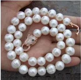 Chains Gorgeous 12-13mm South Sea Baroque White Pearl Necklace 18inch