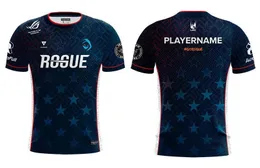 Men's T-Shirts Rogue Worlds Esports Apparel Supporter T-shirts. Customizable Name Numbers. High Quality Short Sleeves 230808