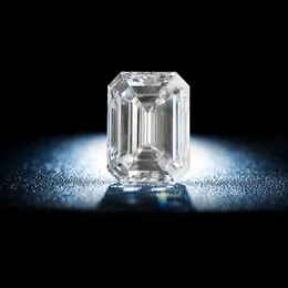 Loose Diamonds Emerald Cut Stones 0.2ct to 13ct D Color VVS1 Lab Loose Gems Pass Diamond Tester With GRA Certificate Fine Jewelry 230808