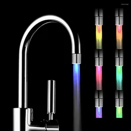 나이트 라이트 소설 소설 RGB 수도꼭지 창조적 인 물 램프 샤워 로맨틱 7색 LED 조명 목욕 가정용 욕실 장식 조명 드로 DHPM9
