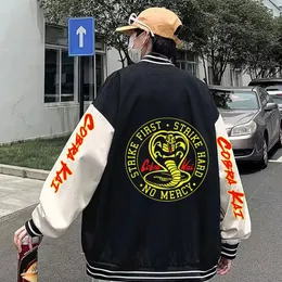 Jacken Die Karate Kid Cobra Kai Hoodies Männer Frühling Herbst Baseball Jacke Cosplay Kostüm Tops männer HarajukuTracksuits 230808