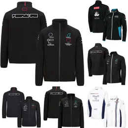 2021 F1 Jacka Formel 1 Team Racing Suit Fans Casual Zip Up Jacket Anpassade billogo Jackor Fall Winter Work Clothes Men'2610