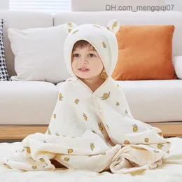 Asciugamani abiti da bagno per orso cingola da bagno a limone da bagno a limone da bagno a limone da bagno di cotone per bambini che riceve la coperta Z230819