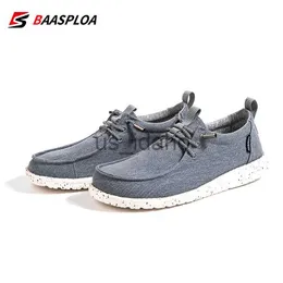 Klänningskor Baasploa 2022 Summer Men's Loafers Shoes Breattable Men Casual Sneakers Slip-On Flat Shoes Men bekväma Zapatos de Lona J230808