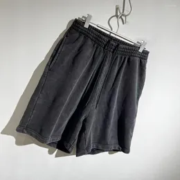 Mäns shorts high street tvättade gradvis förändring avslappnad byxor bomullsblomma andningsbara y2k streetwear joggar kläder