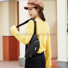 허리 가방 2023 New Waistpack Fashion Lingge 크로스 바디 백 간단