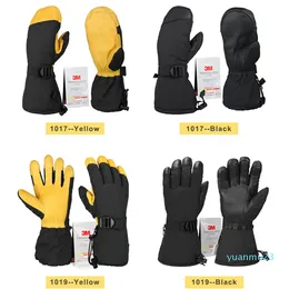 Ski Gloves Long Winter Ski Gloves Work Sports Mittens Thinsulate Snowboard Snowmobile Windproof Waterproof Cycling Glove Men