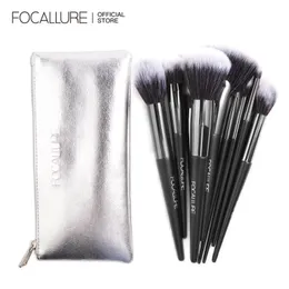 Makeup Tools Focallure 610 PCS Soft Fluffy Borstes Set för Cosmetics Foundation Blush Powder Eyeshadow Blending Brush Beauty 230809