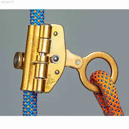 حماية الصخور Arborist Rock Climbing Rope Tree Caving ما يصل إلى 32 مم Belay Pulley Gear Lock HKD230810