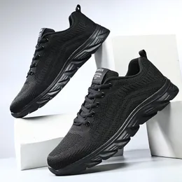 Dress Shoes Sneakers for Men Running Shoes Lightweight Men's Casual Footwear Breathable Mesh Lace-up Tennis Large Sporty Flexible Shoes 230809