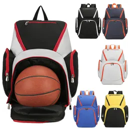 バスケットボールバックパックトレーニングバッグバスケットボールフットボールトレーニング機関スポーツバックパックボールバッグ