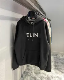 Kadın Hoodies Sweatshirts Tasarımcı Yüksek Versiyon Yeni Temel Mektup Baskı C Aile Kapşonlu Kazak Çift Kapşonlu Ceket Q4DT