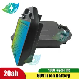 60v 20Ah li ion battery 60v 12Ah 15Ah 10Ah lithium for 1000w 1500w citycoco X7 X8 X9 trolling motor lithium battery +5A charger