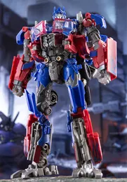 Brinquedos de transformação Robôs EM ESTOQUE BAIWEI 17CM Transformation Toys TW1022 KO SS38 Movie Robot Car Action Figure With Weapon Accessories Bag TW-1022 230809