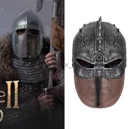 Маскарад маски иккап косплей шлем спартанский воина шляпа средневековая римская солдат полная голова латексная маска Хэллоуин Маска для вечеринки HKD230810