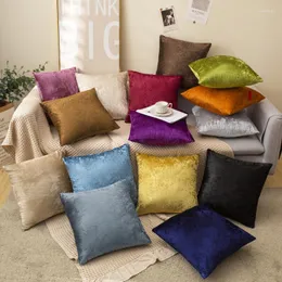 Pillow 45 45cm Corduroy Fabric Throw Case Solid Cover Home Decorative Living Room For Sofa Chair Pillowcase Accessories